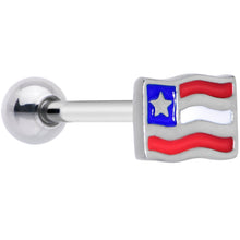 Load image into Gallery viewer, Patriotic Flag Barbell Tongue Ring