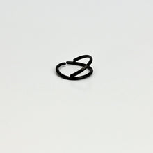 Load image into Gallery viewer, 20G 5/16 Black Double Nose Hoop