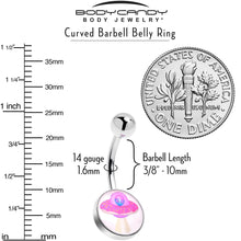 Load image into Gallery viewer, UFO Alien Ship Belly Ring