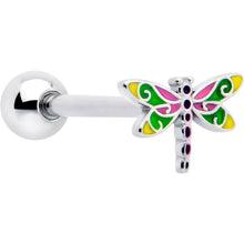 Load image into Gallery viewer, Dragonfly Colors Barbell Tongue Ring
