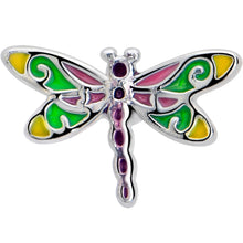 Load image into Gallery viewer, 16G Dragonfly Colors Flat Back Earring