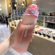 Load image into Gallery viewer, 780ml Bottle For Drink Plastic Leak Proof Sports Bottles Shaker Water Bottle Drinkware BPA Free Sports Water Bottle Outdoor Water Bottle with Straw Plastic Portable Water Bottle Camping Bike Bottle Kitchen Tools Drink Water