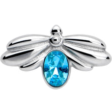 Load image into Gallery viewer, Blue Gem Little Cutie Bee Barbell Tongue Ring