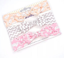 Load image into Gallery viewer, Baby Headband Flower Print Hair Wear for Newborn Baby Girl Headband for Little Girl Headbands Children Bow