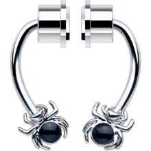 Load image into Gallery viewer, Spider Magnetic Septum Ring Horseshoe Non-Pierced Fake Nose Ring