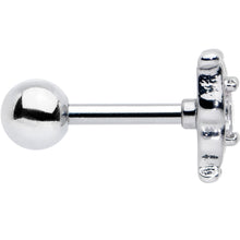 Load image into Gallery viewer, 16G 1/4 Clear Gem Fancy Fab Butterfly Cartilage Tragus Earring