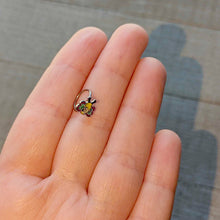 Load image into Gallery viewer, 20G 5/16 Clear CZ Gem Butterfly Love Bug Nose Hoop