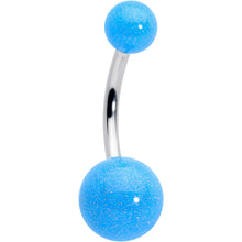 Load image into Gallery viewer, Pastel Shimmer Blue Ends Belly Ring