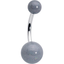 Load image into Gallery viewer, Pastel Shimmer Grey Ends Belly Ring