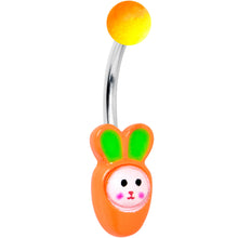 Load image into Gallery viewer, Surprise Carrot Easter Bunny Belly Ring