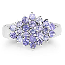 Load image into Gallery viewer, 1.61 Carat Genuine Tanzanite .925 Sterling Silver Ring