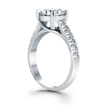 Load image into Gallery viewer, 14k White Gold Trellis Diamond Engagement Ring