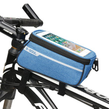 Load image into Gallery viewer, Bike Bag Bicycle Bag Phone Case For Bicycle Cycling Mobile Bike Accessories Head Tube Cell Mobile Phone Bag Case Waterproof Bike Handlebar Bag Bicycle Phone Mount Bicycle Phone Mount Holder Pouch Bag Cycling Frame