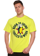 Load image into Gallery viewer, Born to Drink Men's Bamboo Viscose/Organic Cotton Short Sleeve Graphic T-Shirt