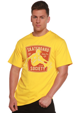 Load image into Gallery viewer, Skateboard Society Men's Bamboo Viscose/Organic Cotton Short Sleeve Graphic T-Shirt