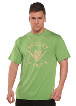 Load image into Gallery viewer, Spooky Vibes Men's Bamboo Viscose/Organic Cotton Short Sleeve Graphic T-Shirt