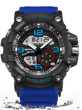Load image into Gallery viewer, NEW Sport Analog-Digital Watch For Men and Woman Waterresistant 50M Professional Waterproof Quartz Large Dial Military Wristwatches With Night Mode