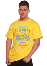 Load image into Gallery viewer, Speedway Motorcycle Spun Bamboo® Men's Bamboo Viscose/Organic Cotton Short Sleeve Graphic T-Shirt