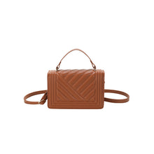 Load image into Gallery viewer, Dazzling Bags For Women Chain Crossbody Bags In Pu Leather Female Fashionable Shoulder Bag Ladies Handbags Simple Messenger Bag Casual Indentation Western Style Portable Women