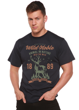 Load image into Gallery viewer, Wild And Noble Spun Bamboo® Men's Bamboo Viscose/Organic Cotton Short Sleeve Graphic T-Shirt