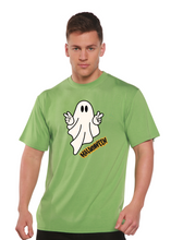 Load image into Gallery viewer, Halloween Ghost Unisex Bamboo Viscose/Organic Cotton Short Sleeve Graphic T-Shirt