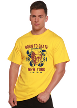Load image into Gallery viewer, Born To Skate 1991 New York Men's Bamboo Viscose/Organic Cotton Short Sleeve Graphic T-Shirt