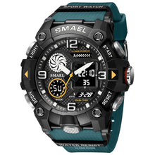 Load image into Gallery viewer, Sport Watch For Men WIth Dual Time Waterproof 50M Miliatry Watches Chronograph Alarm Army Wristwatch