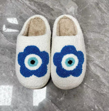 Load image into Gallery viewer, Women Smiley Slippers Fluffy Home Warm Fur Slippers Smiley Face Household Couple Slippers Indoor Warm Home Non-Slip Couple Style Casual Shoes Indoor Outdoor Anti-Skid Plush Fleece Lined House Shoes