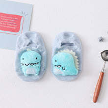 Load image into Gallery viewer, 1 Pair Cartoon Cotton Baby Rubber Sole Anti Slip Floor Socks For Newborn Girls And Boys Kids