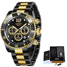 Load image into Gallery viewer, Multifunctional Mens Business Watch Luxury Military Quartz Stainless Steel Round Analog Wrist Watch For Men
