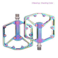 Load image into Gallery viewer, Bicycle Pedal Non-Slip Bike Pedals Aluminum Alloy Flat Platform Applicable Waterproof Cycling Accessories Bike Pedals Road Bicycle Pedals Cleats Set Clipless Pedals Compatible With Road Bikes