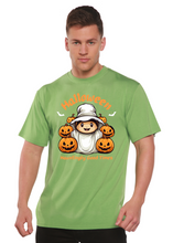Load image into Gallery viewer, Halloween Hauntingly Good Times Day Men's Bamboo Viscose/Organic Cotton Short Sleeve Graphic T-Shirt