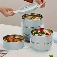 Load image into Gallery viewer, Stainless Steel Insulated Bento Lunch Box – 2/3/4 Layer