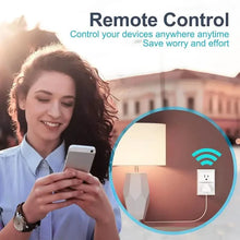 Load image into Gallery viewer, 2-Pack: WiFi Smart Plug – 15A, Timer & App Control, Works with Alexa & Google Home