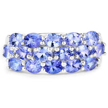 Load image into Gallery viewer, 2.72 Carat Genuine Tanzanite .925 Sterling Silver Ring