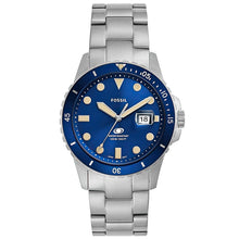 Load image into Gallery viewer, Fossil Men's Blue Dive