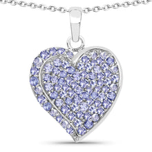 Load image into Gallery viewer, 3.97 Carat Genuine Tanzanite .925 Sterling Silver Pendant