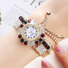 Load image into Gallery viewer, New Luxury Rhinestone Bracelet Watch Women Watches Ladies Wristwatch Clock For Female and Girls
