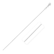 Load image into Gallery viewer, Double Extendable Cable Chain in 14k White Gold (1.0mm)