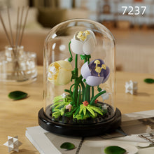 Load image into Gallery viewer, DIY Flower Building Blocks Set - Romantic Proposal Decor, Desktop Ornament & Puzzle Toy, Perfect Birthday Gift Ramadan Mubarak