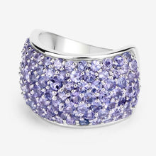 Load image into Gallery viewer, 4.22 Carat Genuine Tanzanite .925 Sterling Silver Ring
