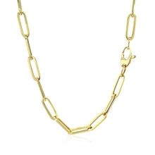 Load image into Gallery viewer, 14K Yellow Gold Bold Paperclip Chain (4.2 mm)
