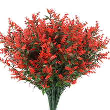 Load image into Gallery viewer, 8 Bundles Artificial Lavender Plastic Flower Decorations
