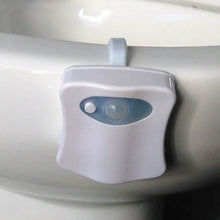 Load image into Gallery viewer, 8-Color LED Sensor Motion-Activated Bathroom Toilet Light