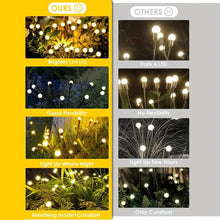 Load image into Gallery viewer, 8 LED Solar Firefly Hanging Solar Lights