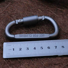 Load image into Gallery viewer, 8-Pack: Aluminum Outdoor Carabiner