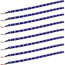 Load image into Gallery viewer, 8-Piece: Flexible Waterproof LED Strip Light for Car