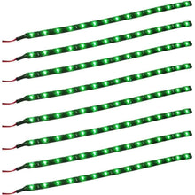 Load image into Gallery viewer, 8-Piece: Flexible Waterproof LED Strip Light for Car
