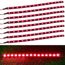 Load image into Gallery viewer, 8-Piece: Flexible Waterproof LED Strip Light for Car