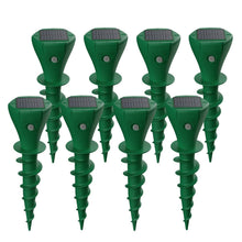 Load image into Gallery viewer, 8-Pieces: Solar Powered Repellent Waterproof Solar Vibration Stake